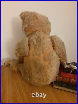 Rare Antique Strunz bear Early German jointed Mohair Teddy Bear long arms