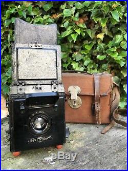 Rare Antique Thornton Pickard Ruby Horizontal Early 1900s Beautiful Camera Cased