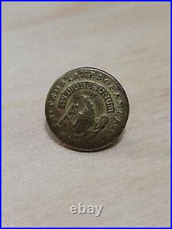 Rare Antique US Button, Early 1800's, Patriotic Button E Pluribus Unum, Coin