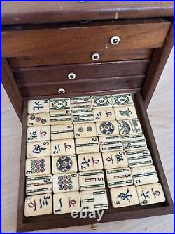 Rare Antique Vintage Mahjong Set early 1920's Rare Antique Vintage Mahjong Set early 1920's