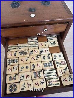 Rare Antique Vintage Mahjong Set early 1920's Rare Antique Vintage Mahjong Set early 1920's