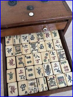Rare Antique Vintage Mahjong Set early 1920's Rare Antique Vintage Mahjong Set early 1920's