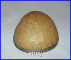 Rare Antique Vtg Early 19th C 1800s Folk Art Carved Ox Horn Cup Alvaro Ripalda