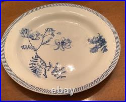 Rare Antique Wedgwood Pearlware 9 3/4 Plate Botanical Early 1800s