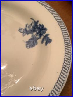 Rare Antique Wedgwood Pearlware 9 3/4 Plate Botanical Early 1800s