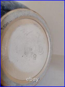 Rare Antique c1912 Royal Doulton Glazed Vase. Signed B. Harman. Full backstamped