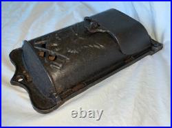 Rare Antique early 1900's Cast Iron House US Mail Mailbox Eagle & Crossed Flags Rare Antique early 1900's Cast Iron House US Mail Mailbox Eagle & Crossed Flags