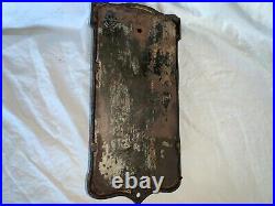Rare Antique early 1900's Cast Iron House US Mail Mailbox Eagle & Crossed Flags Rare Antique early 1900's Cast Iron House US Mail Mailbox Eagle & Crossed Flags