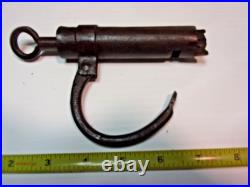 Rare Antique early 19th C American forged steel lock mechanism