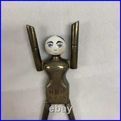 Rare Antique sterling silver Dutch Doll sugar tongs 1927