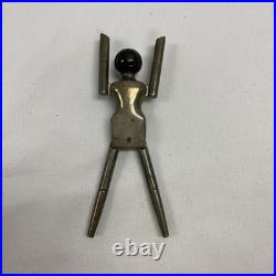 Rare Antique sterling silver Dutch Doll sugar tongs 1927