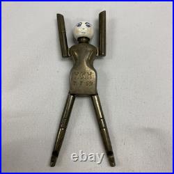 Rare Antique sterling silver Dutch Doll sugar tongs 1927 Rare Antique sterling silver Dutch Doll sugar tongs 1927