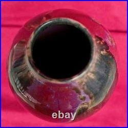 Rare Art Crafts Royal Doulton Flambe Vase 1910 Bone China England Antique