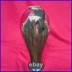 Rare Art Crafts Royal Doulton Flambe Vase 1910 Bone China England Antique