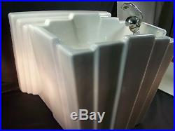 Rare Art Deco Style Porcelain Drinking Fountain Made in USA Early 1900's