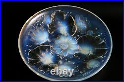 Rare Art Deco Verlys Opalescent Glass Plate / Bowl Circa 1930 35.5 CM
