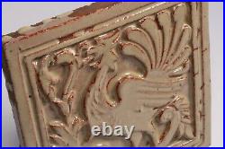 Rare Arts & Crafts Carved Tile S&S San Jose Albert Solon California 1920's