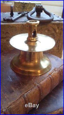 Rare Brass Capstan Candle Stick c1550 Early Tudor Elizabethan 16th 17th