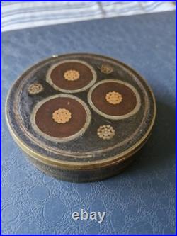 Rare Brass Early 20th Century Atlantic Power Cable Paper Weigt By Henley London