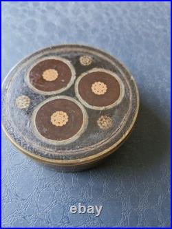 Rare Brass Early 20th Century Atlantic Power Cable Paper Weigt By Henley London