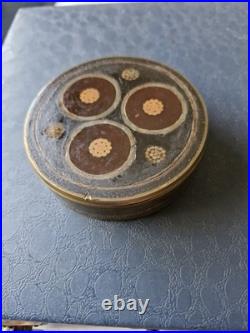 Rare Brass Early 20th Century Atlantic Power Cable Paper Weigt By Henley London