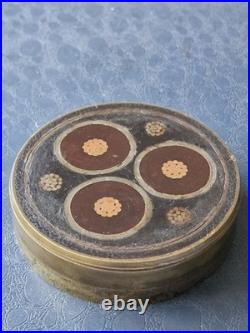 Rare Brass Early 20th Century Atlantic Power Cable Paper Weigt By Henley London