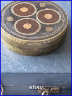 Rare Brass Early 20th Century Atlantic Power Cable Paper Weigt By Henley London