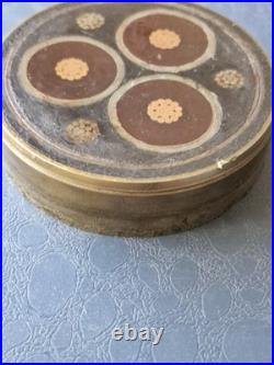 Rare Brass Early 20th Century Atlantic Power Cable Paper Weigt By Henley London