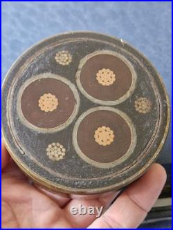 Rare Brass Early 20th Century Atlantic Power Cable Paper Weigt By Henley London