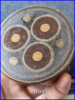 Rare Brass Early 20th Century Atlantic Power Cable Paper Weigt By Henley London