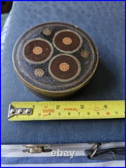 Rare Brass Early 20th Century Atlantic Power Cable Paper Weigt By Henley London