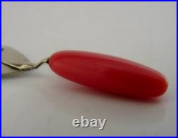 Rare Charles Horner Sterling Silver Green Early Celluloid Bookmark Chester 1924