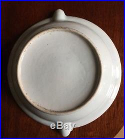 Rare Chinese Early 19th C Daoguang Period Canton Famille Rose Warming Dish