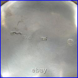 Rare Early 1818 Antique 3 Russian 84 Silver Bowls Charkas Moscow