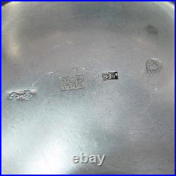 Rare Early 1818 Antique 3 Russian 84 Silver Bowls Charkas Moscow