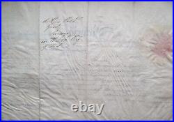 Rare Early 1840 Queen Victoria Autograph Military Commission Royal Elizabeth II