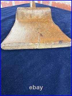 Rare Early 18thC Norwegian Treen Folk Art Washing Bat Banketre- Dated 1710