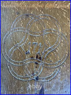 Rare Early 18thC Norwegian Treen Folk Art Washing Bat Banketre- Dated 1710