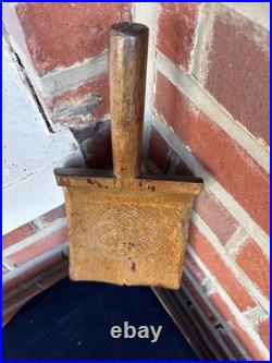 Rare Early 18thC Norwegian Treen Folk Art Washing Bat Banketre- Dated 1710