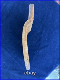 Rare Early 18thC Norwegian Treen Folk Art Washing Bat Banketre- Dated 1710