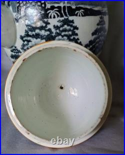 Rare Early 18th C. Leeds Transfer Coffee Pot