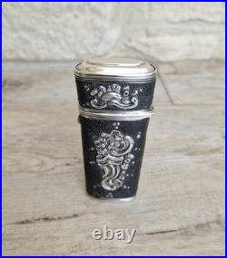 Rare Early 18th Century French Silver & Shagreen Necessaire Etui Case