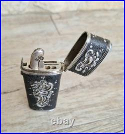 Rare Early 18th Century French Silver & Shagreen Necessaire Etui Case