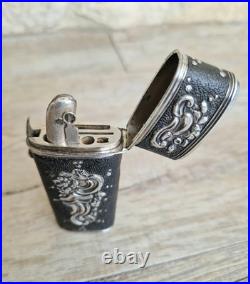 Rare Early 18th Century French Silver & Shagreen Necessaire Etui Case