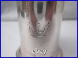 Rare Early 18th Century George I Silver Kitchen Pepper Pot. Makers Mark Only