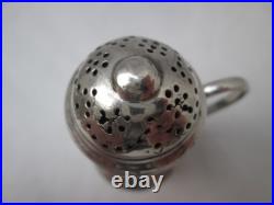 Rare Early 18th Century George I Silver Kitchen Pepper Pot. Makers Mark Only