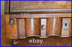 Rare Early 18th Century Walnut Table Bureau