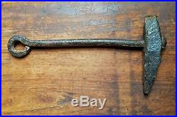 Rare Early 18th century hammer hand forged found at Saratoga Battlefield Rev War