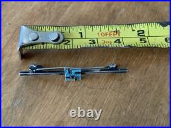 Rare Early 1900's Charles Horner Sheffield Silver Fylfot Good Luck Charm Brooch