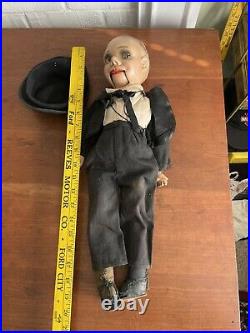 Rare Early 1930's Charlie McCarthy VENTRILOQUIST DOLL Antique